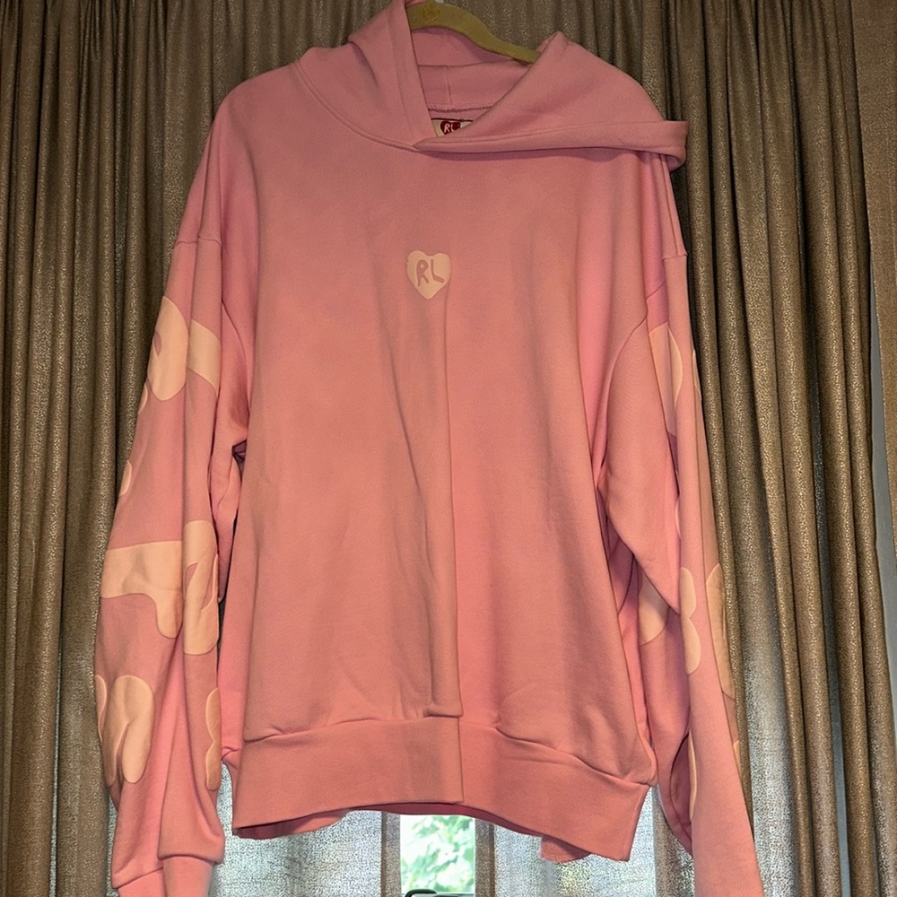 Red Letters Scattered Hoodie